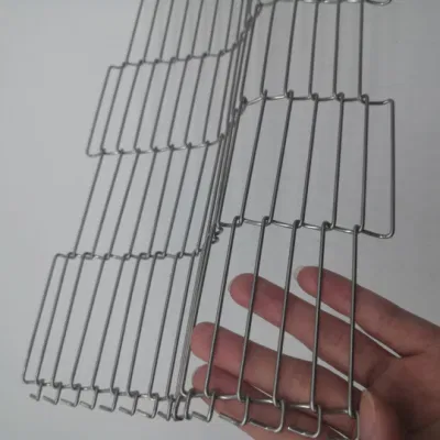  Precio de la banda transportadora de acero inoxidable flexible plana pequeña para Transporte de alimentos