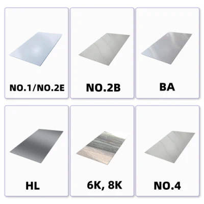  China Stock del fabricante 316 316L 304 201 HL Acero inoxidable fino Chapa de acero de Foshan