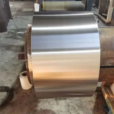 302 HR 304L 410 Ss430 Ba acabado laminado en caliente frío Bobina de chapa de acero inoxidable enrollada