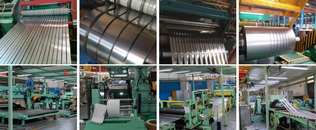 Ss 201 202 304 316 Stainless Steel Strip/Coil Metal Building Material Customized Different Width