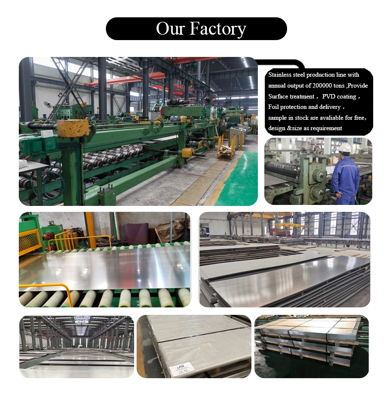 201/ 304/304L/316/316L/904L Stainless Steel Plate/Sheet for Manufacturing Processing Machinery (2b/Ba/Hl/Mirror Surface Polished)