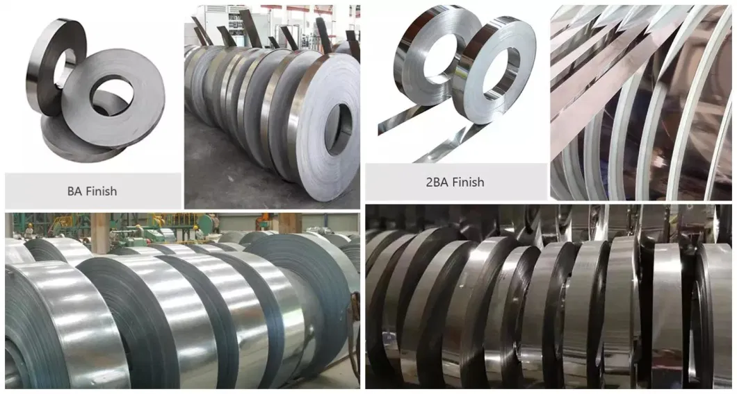 ASTM Ss 201 202 301 304 304L 309S 316 316L 409L 410s 410 420j2 430 440 Stainless Steel Strips/Band/Belt/Coil