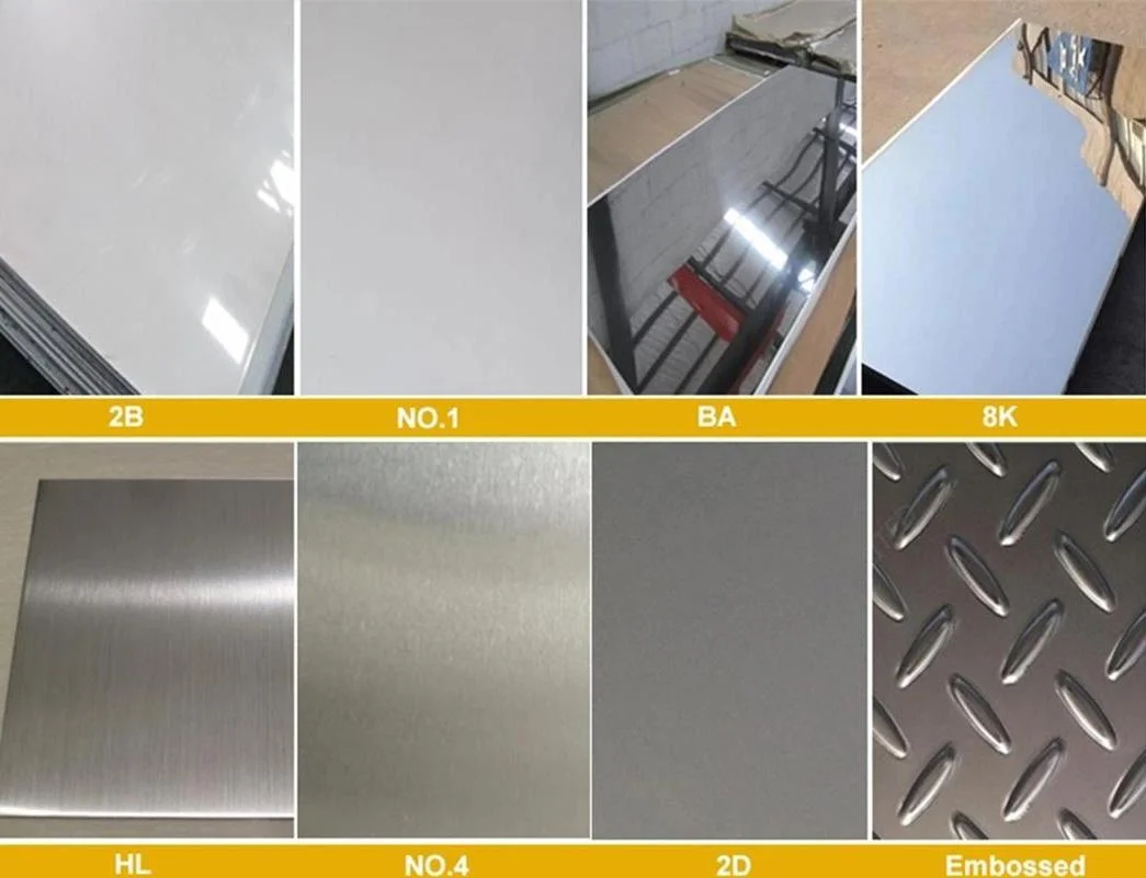 AISI JIS Hot/Cold Rolled 201 202 304 304L 316 316L 410 430 904L Stainless Steel Sheet for Decorative and Construction Material