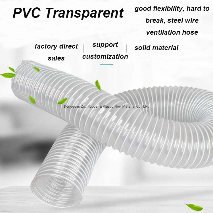 100mm 200mm Reinforced PVC Flexible Ducting Hose Dynomax Flexible Exhaust Pipe