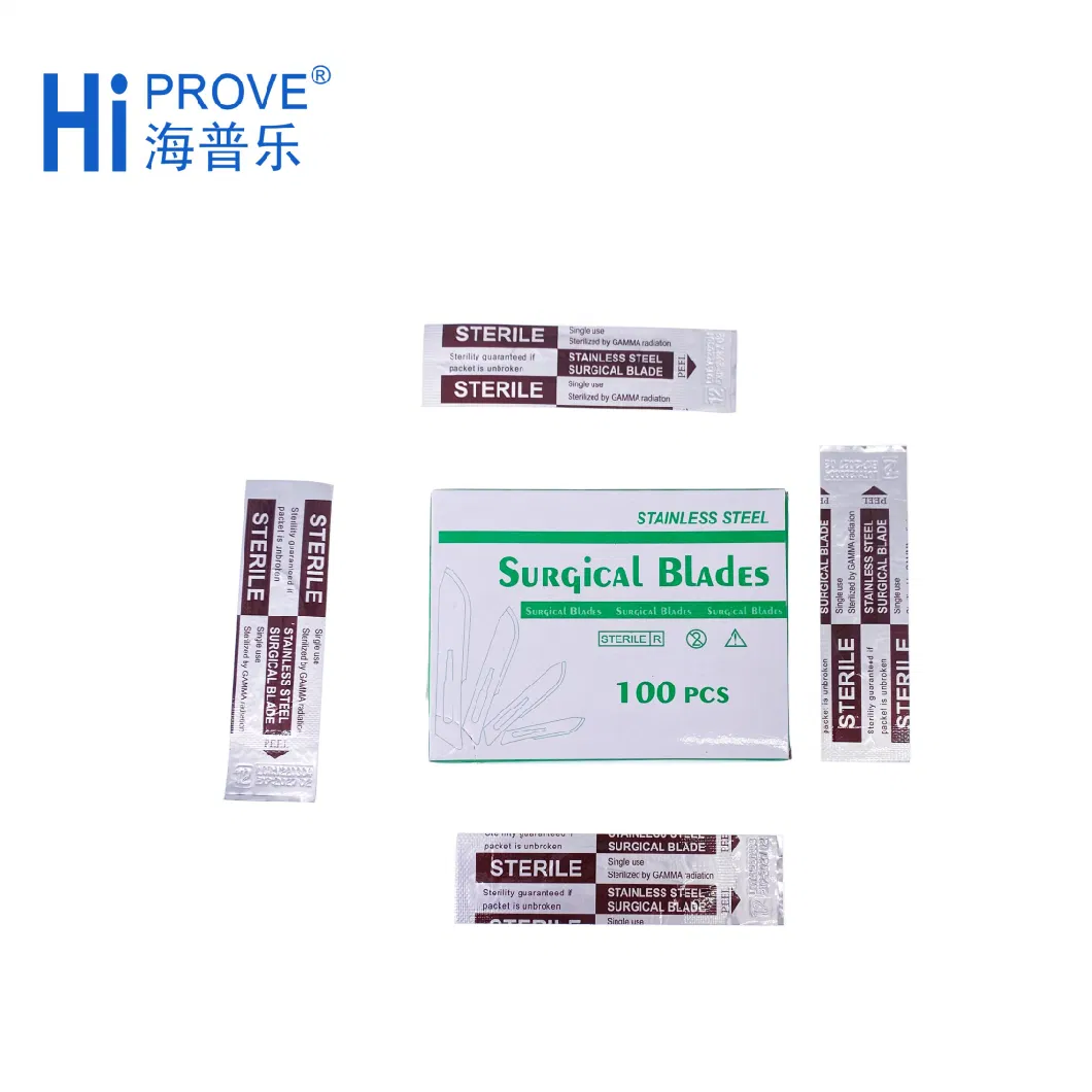 Medical Disposable Safety Surgical Blade with Plastic Handle Surgical Scalpel