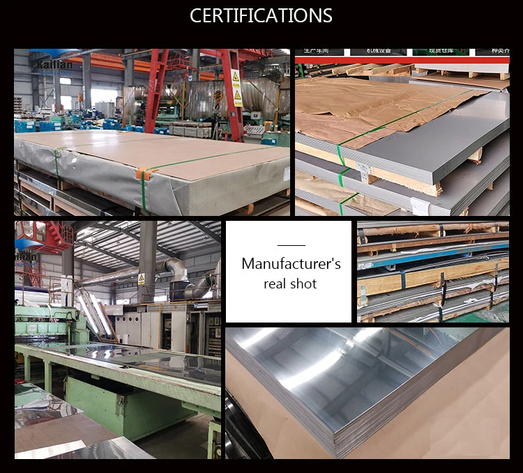 Cold Rolled/Hot Rolled Steel Plate 201 304 316L 0.6mm 0.8mm 1.0mm 1.2mm Ba/2b/No. 1/No. 4/4K/Hl/8K/Mirror Stainless Steel Sheet