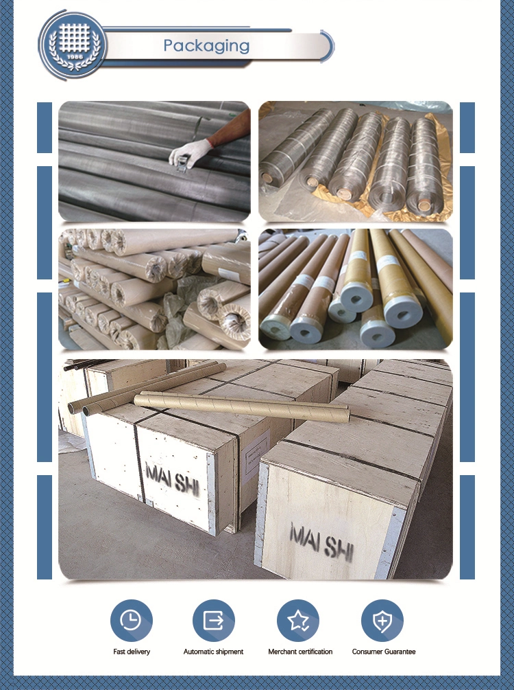 80mesh 304 Stainless Steel Filter Mesh 30m Per Roll