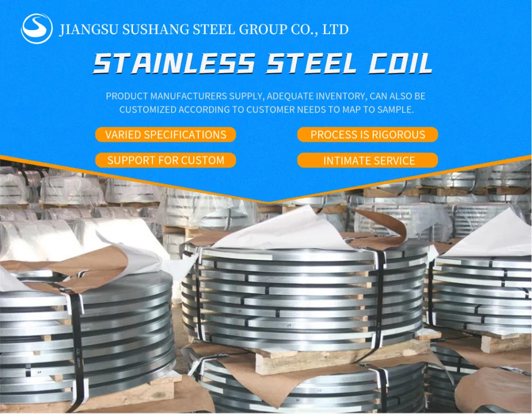 Cold Rolled Steel Plate 304 201 316L 301 410 309S 310S Stainless Steel Strip in Coil Price