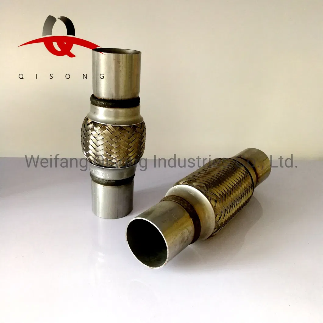 [Qisong] Stainless Steel Car Flexible Pipe Corrugated Exhaust Tubes