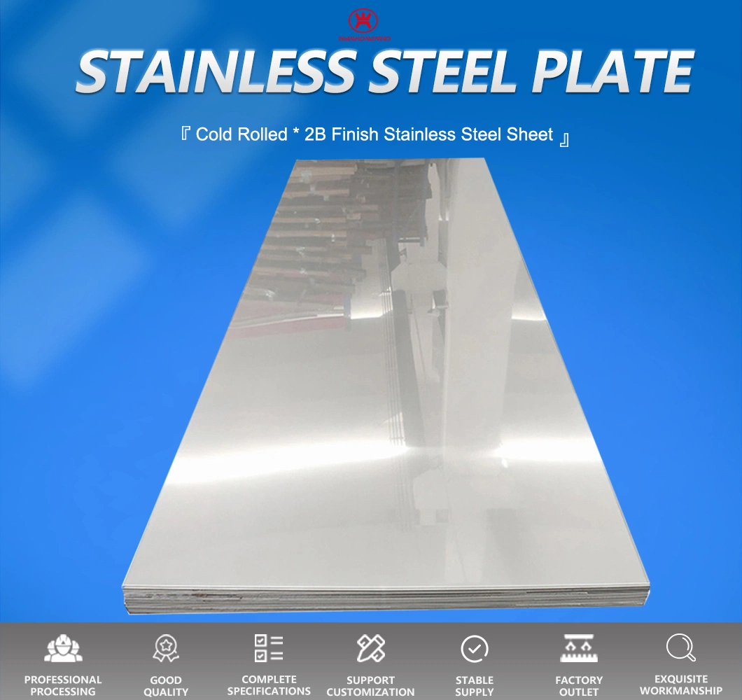 Stainless Steel 304 304L 316 316L 2b Ba Hl No. 4 Stainless Steel Sheet