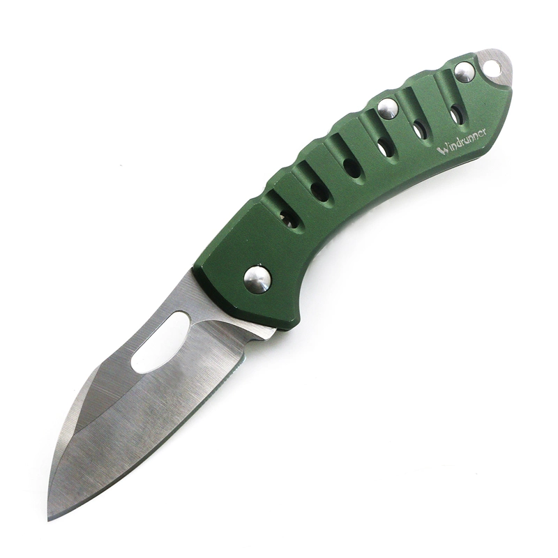 4.64&quot;Closed Titanium Alloy Handle Sanding+Mirror Finished Blade Spring Assistant Knife.