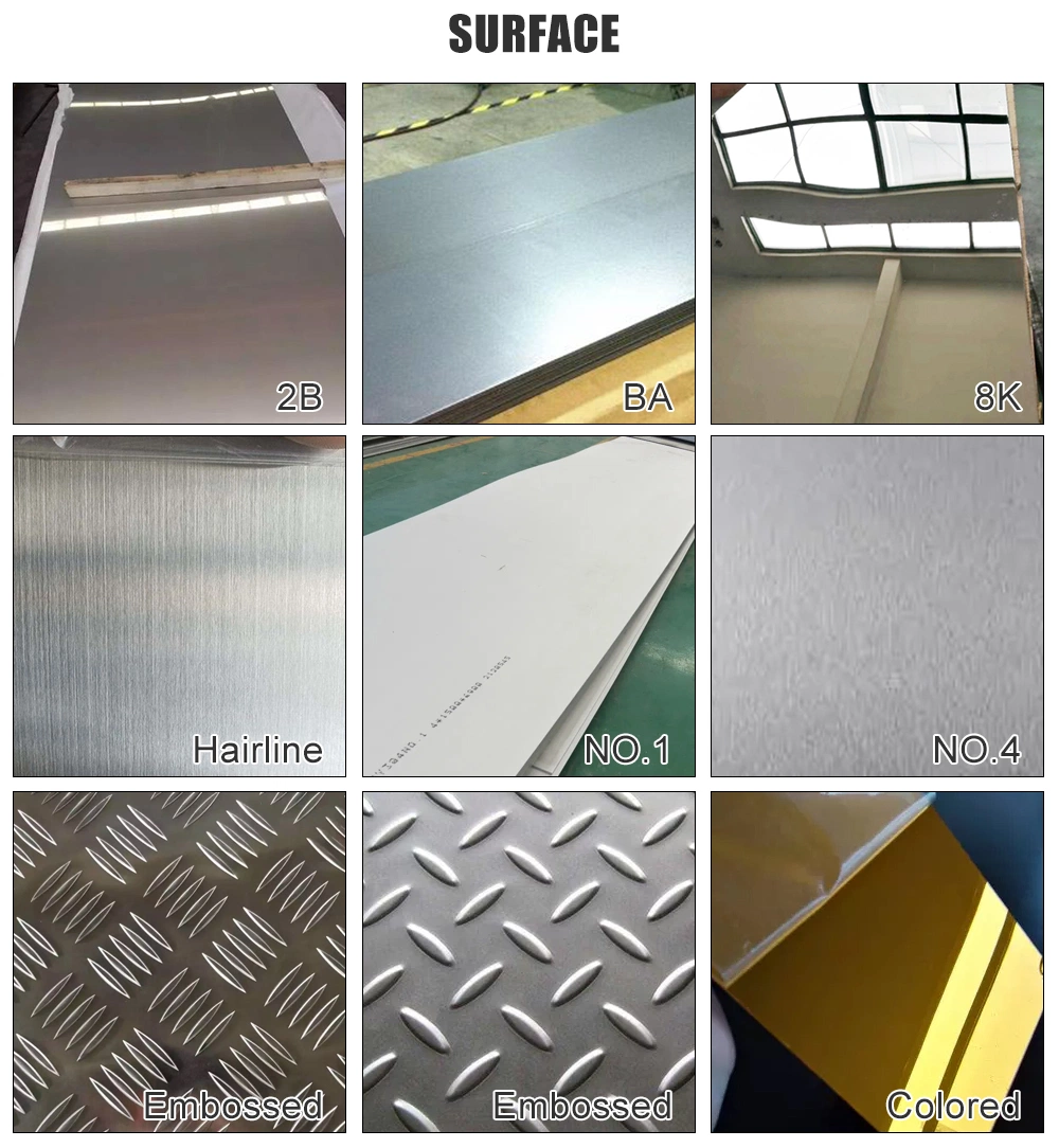 Good Price Ss Sheet 4mm 6mm 8mm 10mm 12mm 18mm 20mm No. 1 201 304 304L 316 316L 316ti 321 310S Stainless Steel Plate Price