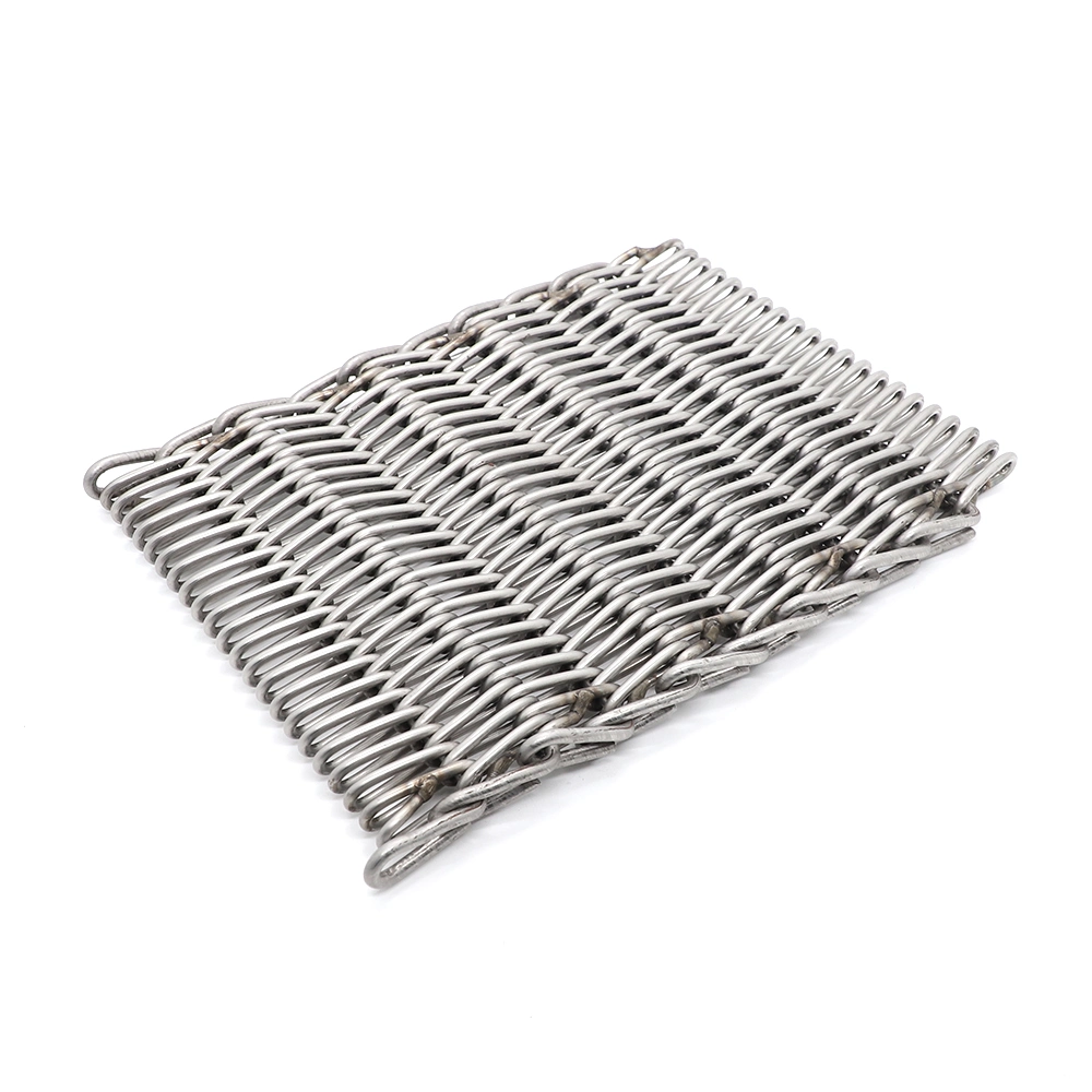 Heat Resistant Metal Stainless Steel Double Spiral Wire Oven Transport Band Woven Mesh Conveyor Belt for Annealing