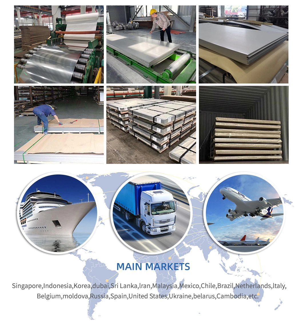 Factory Price 10 mm Thick Hot Rolled 201 304 304L Stainless Steel Sheet Plate