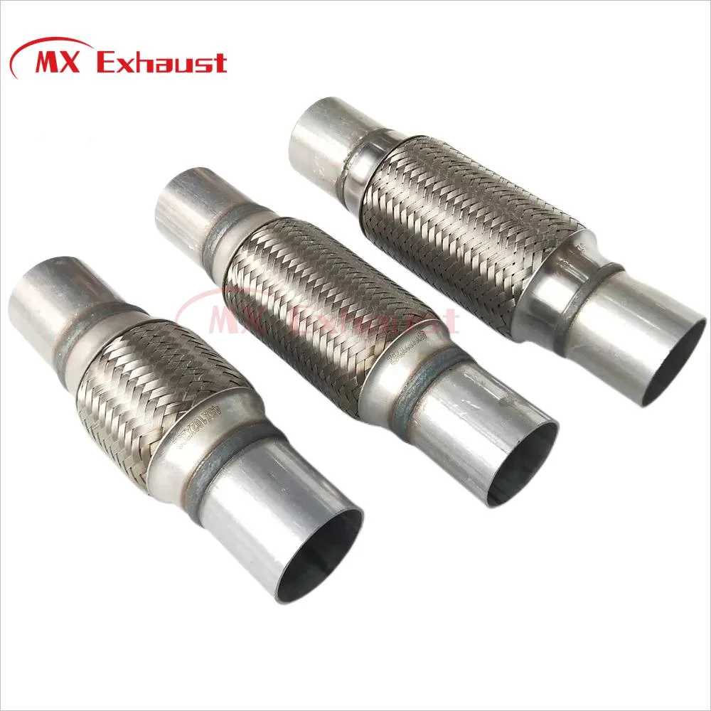 Mx Exhaust Muffler Corrugation Car Exhaust Flex Pipe Stainless Steel Weld Flexible Joint Tube for Muffler