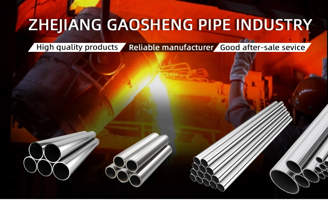 Stainless Steel Tube TUV ISO PED 304 304/304L 304h 321 321H Electric Welded Seamless Stainless Pipe Steel