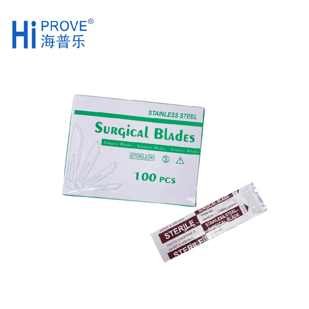Medical Disposable Safety Surgical Blade with Plastic Handle Surgical Scalpel