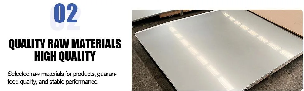 Good Quality Wholesale AISI JIS SUS 201 202 301 304 304L 309 309S 310 310S 316 2mm 5mm 8K Mirror 2b Polished Stainless Steel Sheet for Construction Material