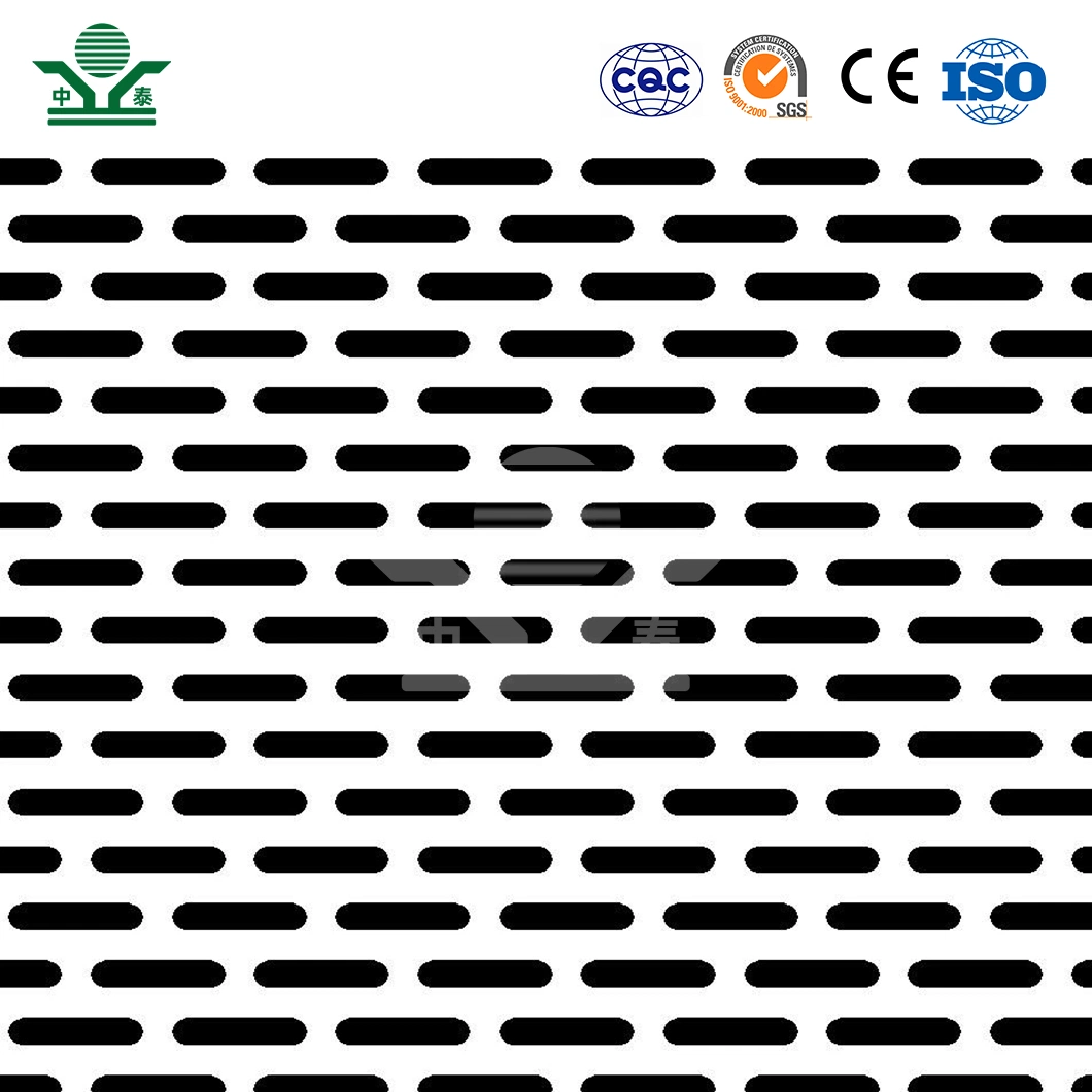 Zhongtai PVC Coated Perforated Metal Sheet China Suppliers Roll up Perforated Plate Aluminum Copper Plate Material 1.5mm Perforated Stainless Steel Metal Sheet