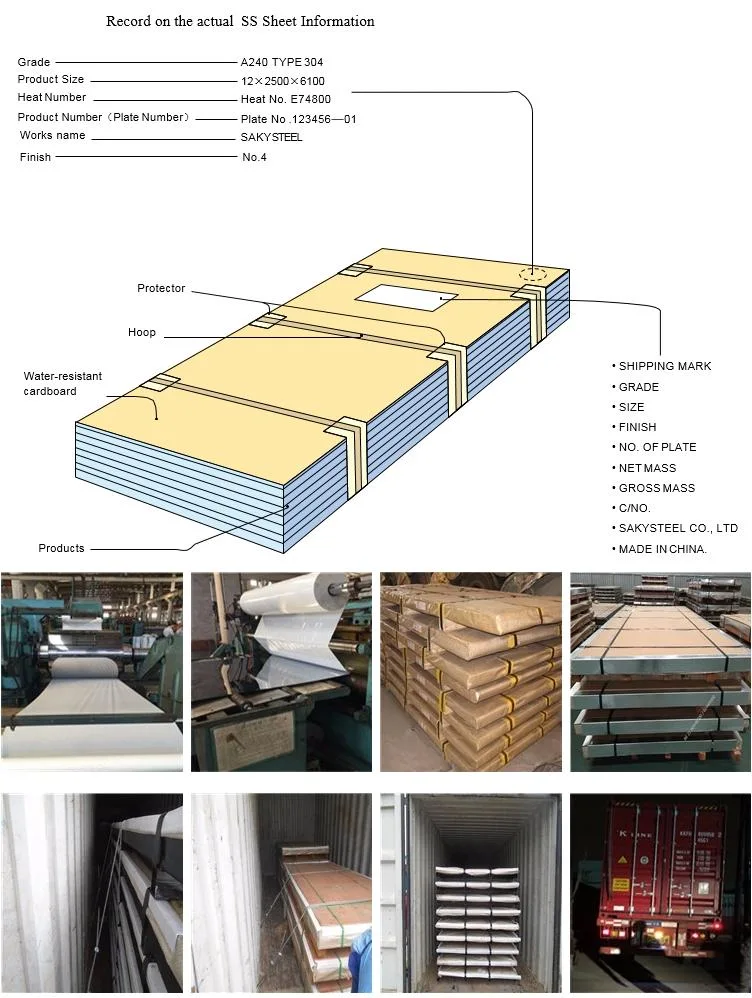 304 316 Stainless Steel Fingerprint Resistant Sheet From China Manufacturer