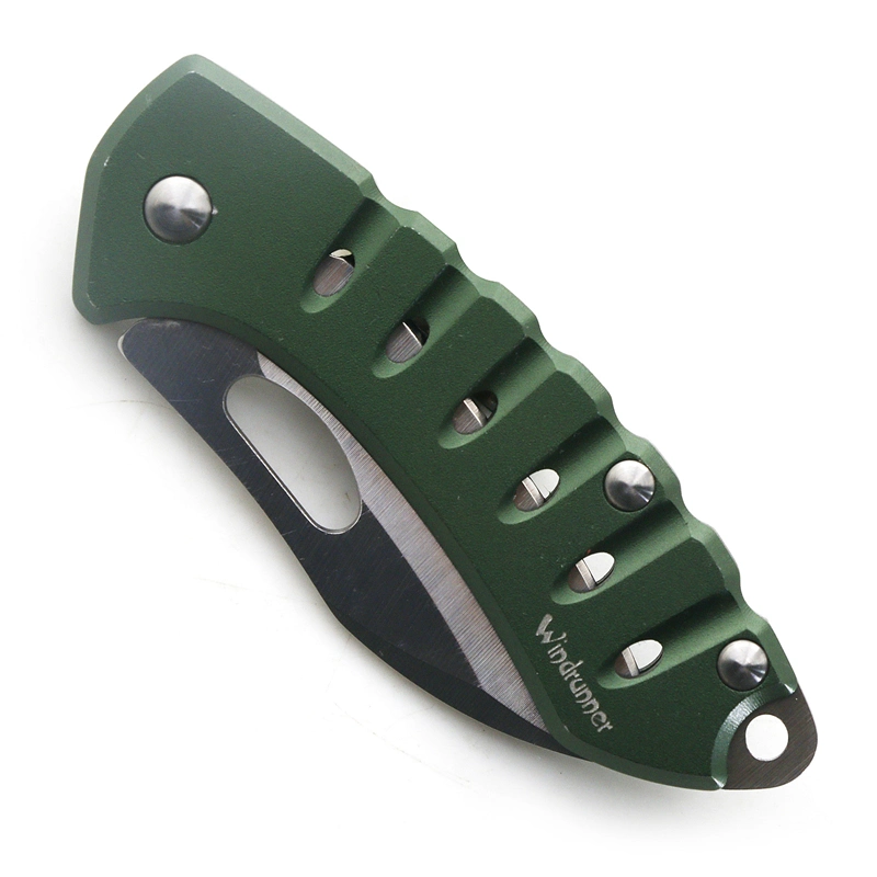 4.64&quot;Closed Titanium Alloy Handle Sanding+Mirror Finished Blade Spring Assistant Knife.