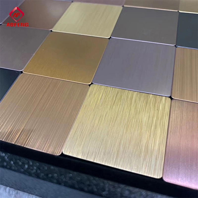 Color Decorative 1.0mm 2.0mm Thick Stainless Steel Sheet