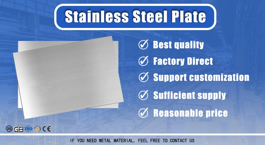 ASTM/ASME Hot/Cold Rolled SS304/316/430ba/410/630/904L/718/800 Surface Ba/2b/No. 1 Stainless Steel Sheet/Plate for Construction