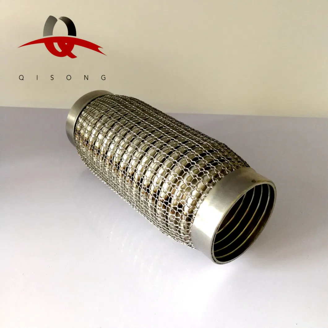 [Qisong] Stainless Steel Car Flexible Pipe Corrugated Exhaust Tubes