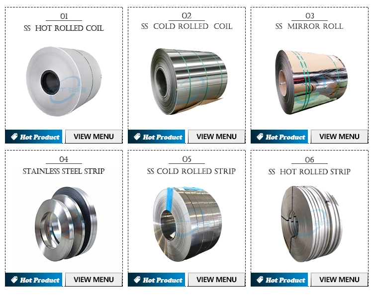 AISI ASTM En JIS Standard Stainless Steel Coil SUS316L 304 201 303 304L 316 430 Steel Coil