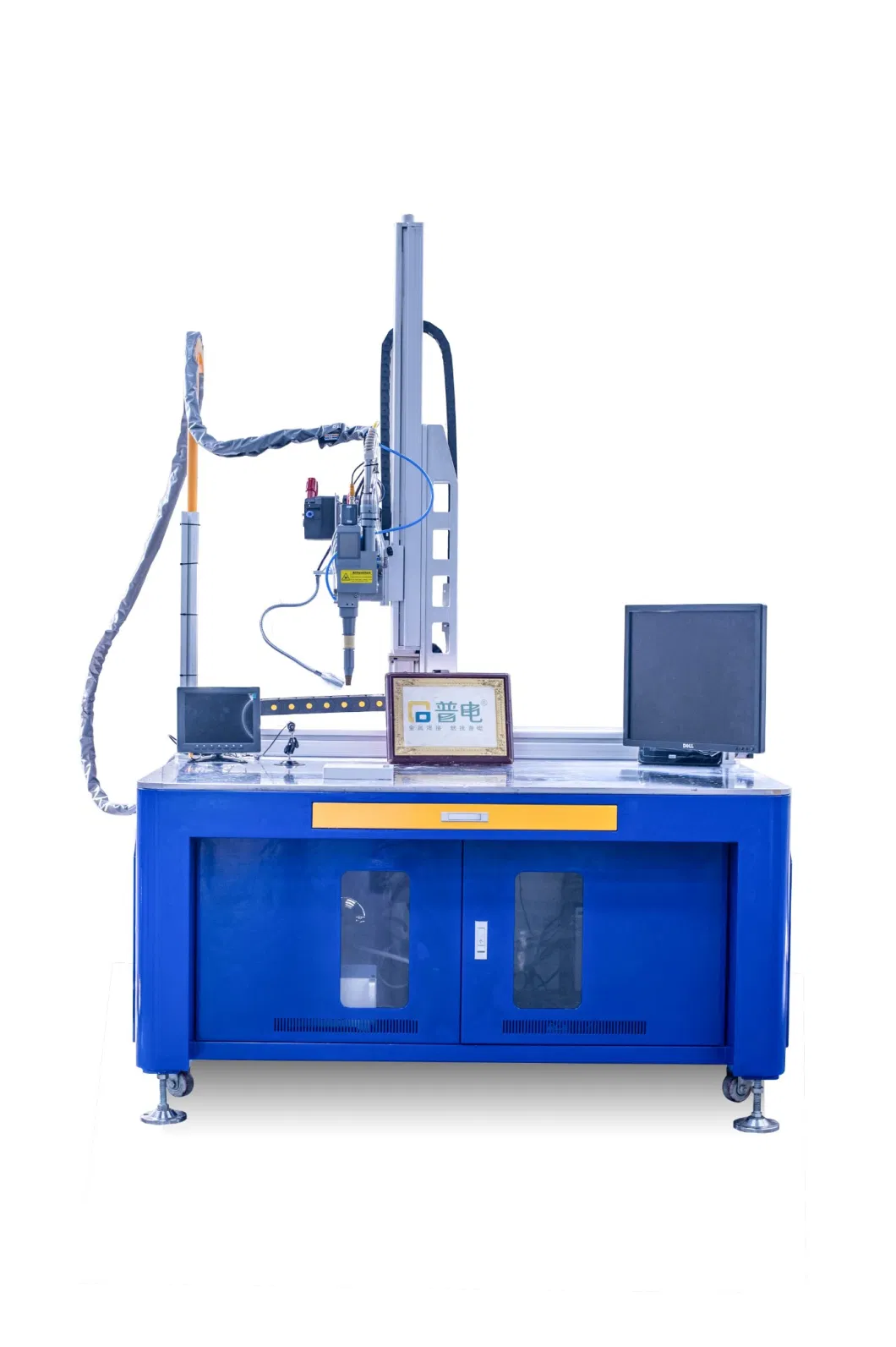Laser Galvanometer Welder Factory Price, Multi Axis Combined Automatic 1500W/2000W Welding Machine, Spot Welding Battery Pack Cells, Metal Frame, Aluminum, Ss.