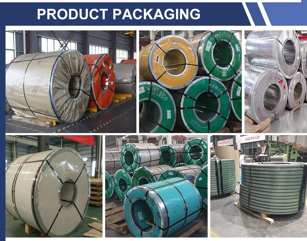 Customized Hot Cold Rolled Stainless Steel Roll AISI 316 409 410 420 430 201 202 304L 304 Stainless Steel Coil