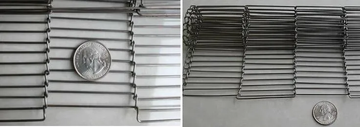 Price of Small Flat Flex Stainless Steel Conveyor Belt for Food Transportation