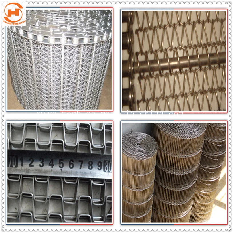 Stainless Steel Chain Roller Metal Wire Mesh Conveyor Belt