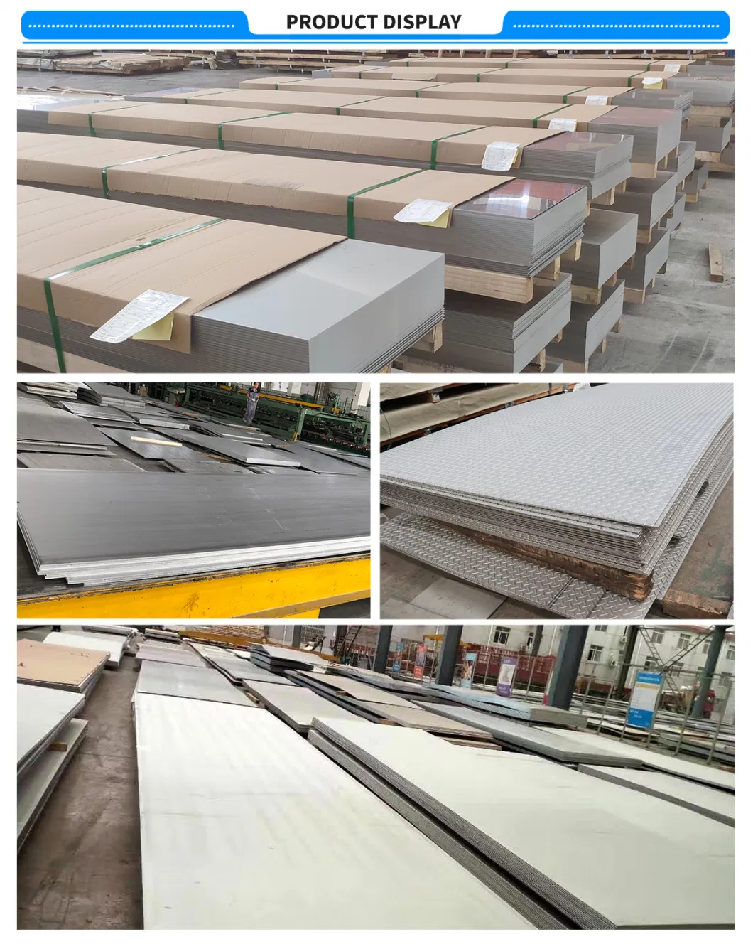 ASTM AISI SUS 201 202 304 304L 316 316L 321 309S 310S 316ti 2b No. 4 Ba 0.1-3mm 4 * 8 Hot Rolled Cold Rolled Industrial Decorative Stainless Steel Plate