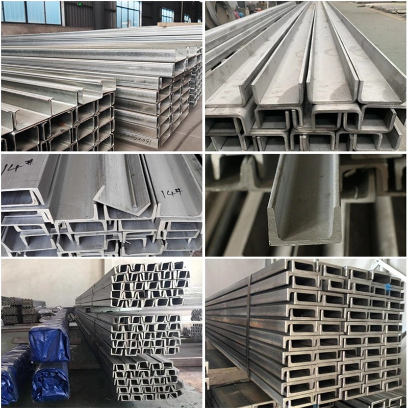 High Quality 201 202 304 304L Steel Profiles Perforated Stainless Steel Channels Price C-Channel C Section Purlins Cold Rolled Galvanized C Channel Steel