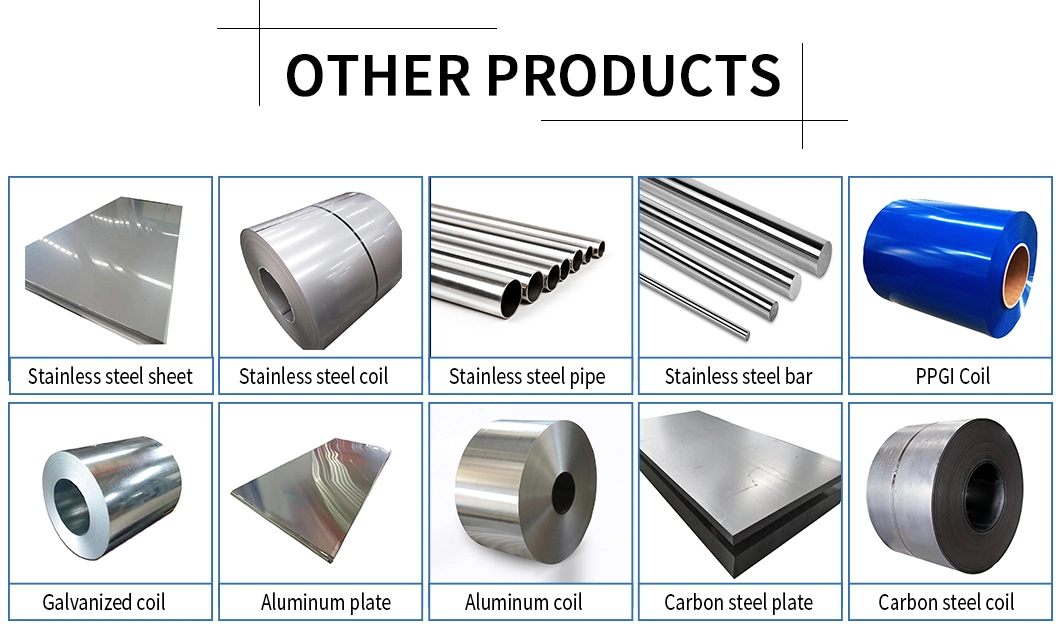 Stainless Steel Plate/Sheet with 301/302/304/309/310/316/403/410/420/430 for Building Construction Material
