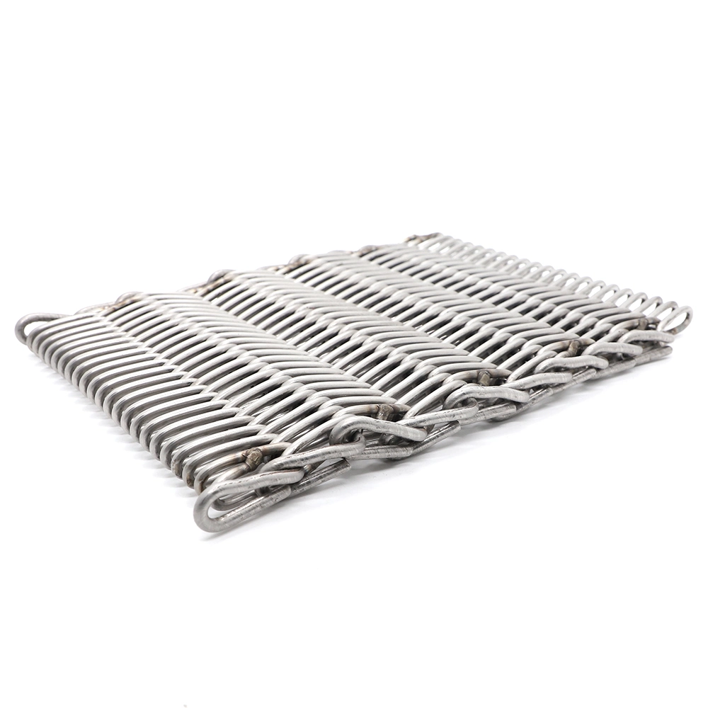 Heat Resistant Metal Stainless Steel Double Spiral Wire Oven Transport Band Woven Mesh Conveyor Belt for Annealing