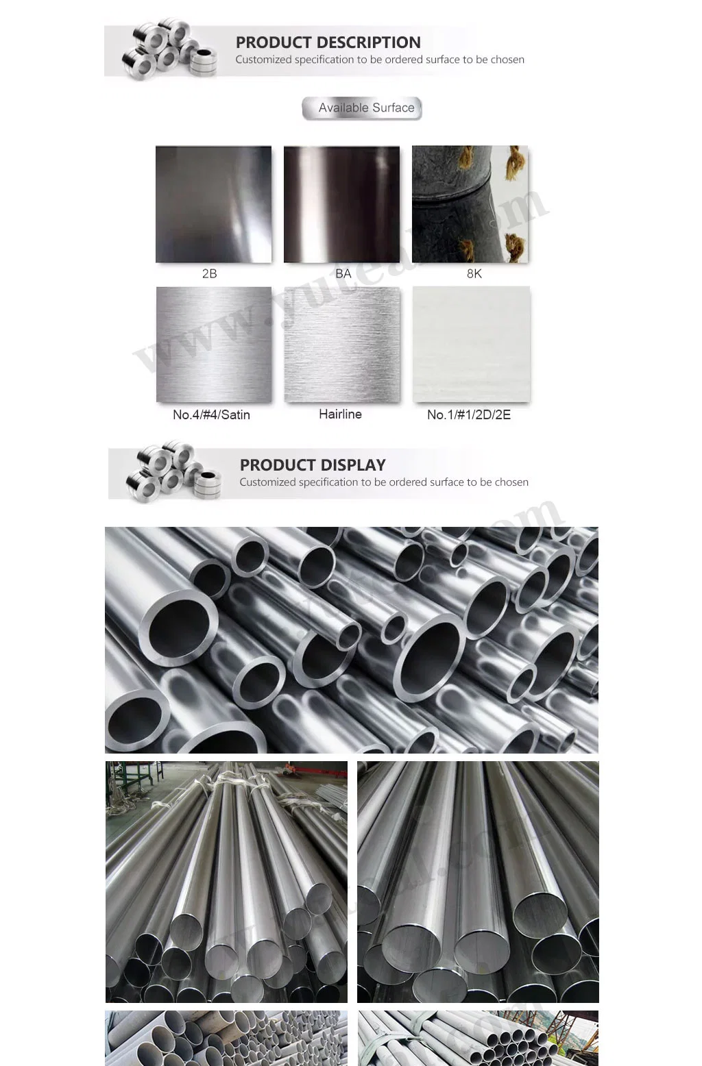 China Professional Manufacture 304 316 316L Seamless Stainless Steel Pipe Stainless Steel Tube