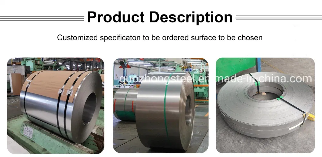 Aiyia Ss Steel Coil/Sheet/Plate/Strip 201/202/204/301/302/304/306/321/308/310/316/410/430 904L/2b/Ba/Stainless Steel Coil