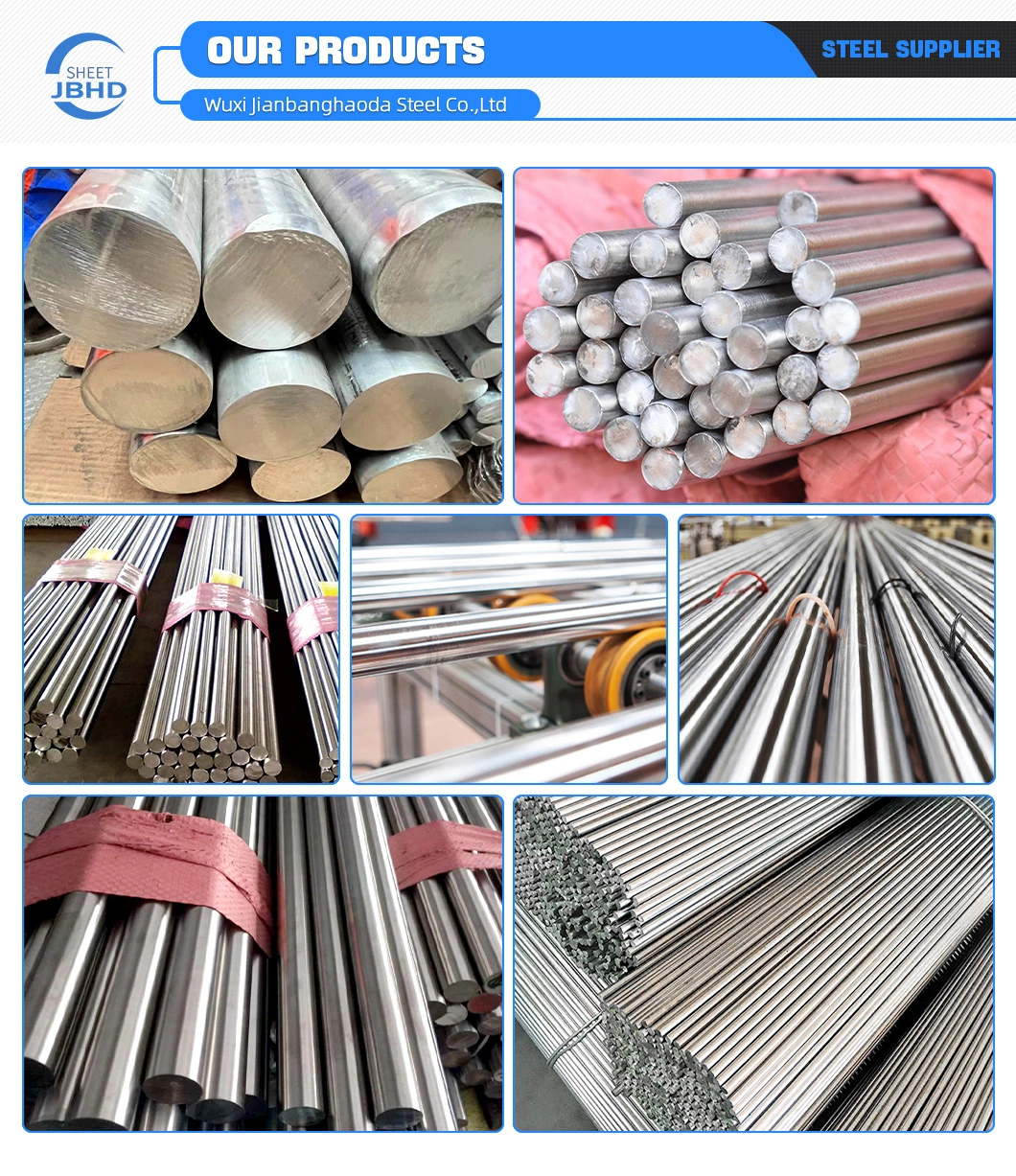 201 304 304L 309S 310 310S 316 316L 321 410 430 Grade 25-200mm Diameter Polish/Ba/Mirror Surface Cold Rolled Carbon/Stainless Steel Round Bar