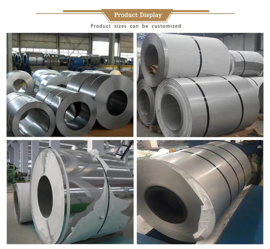Raw Material Hot Cold Rolled AISI SUS 201 304 316L 310S 409L 420 420j1 420j2 430 431 434 436L 439 Stainless Steel Coil