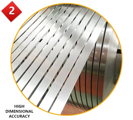 Stainless Steel Divider Strip/Coil/Tape/Band for Sale with 0.05 mm Minimum Thickness