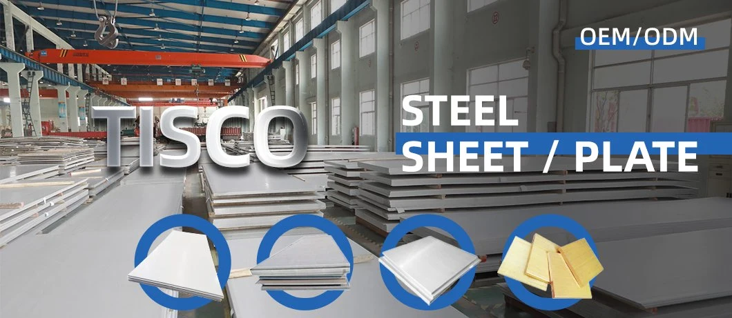 SS304/Aluminum/Carbon/Copper/Galvanized/Zinc Coated/Monell Alloy Steel Plate Cold Rolled 201 Steel Products 316 316L 310S Hot Rolled Stainless Steel Sheet