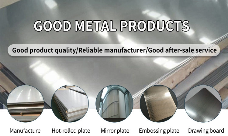 Hot Rolled Anti-Oxidation at High Temperature 3mm 4mm 10mm Thickness 310 316 316L 321 440 High Strength Knife Steel Stainless Steel Plate