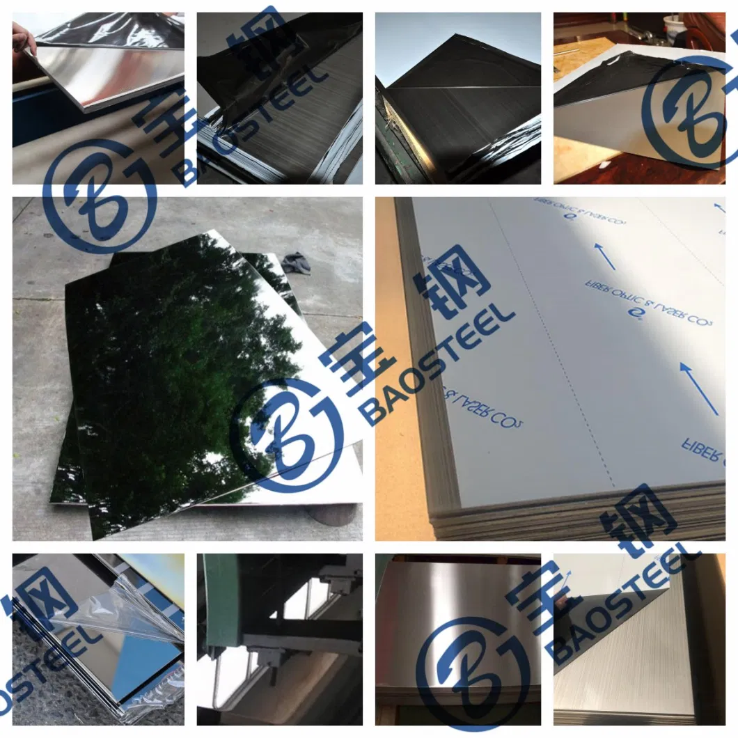 China Factory Hot Rolled ASTM 201 202 430 310S 316 321 304 2b/Ba/No. 4/8K/ Mirror/Embossed//Checkered/Anti Print Finger/Perforated Stainless Steel Plate