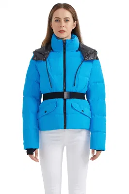 Asiapo China Factory Women′s Durable Stretch Breathable Duck Down Jacket