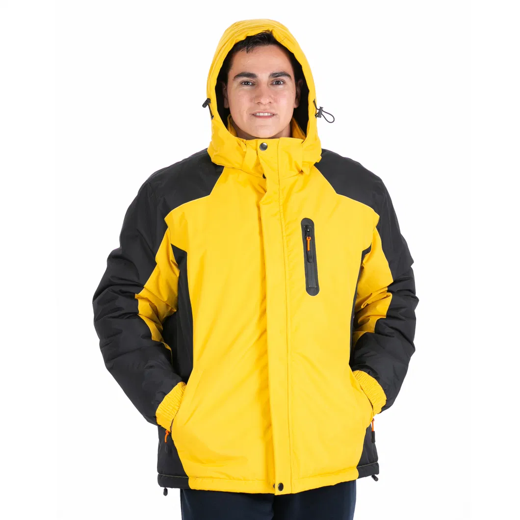 Wholesale Custom Men&prime; S PVC Coating Custom Tactical Softshell Fishing Down Jacket Winter Thick Fashion Outdoor Rain Puffer Waterproof Men Jacket