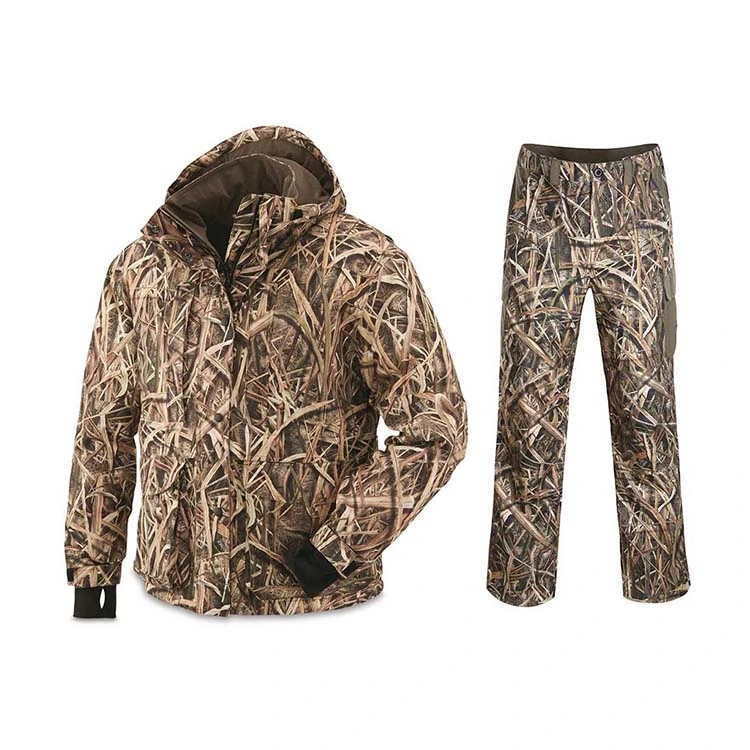 Full-Zip Hunting Jacket with Softshell Fabric and Fleece-Lined Chin Guard