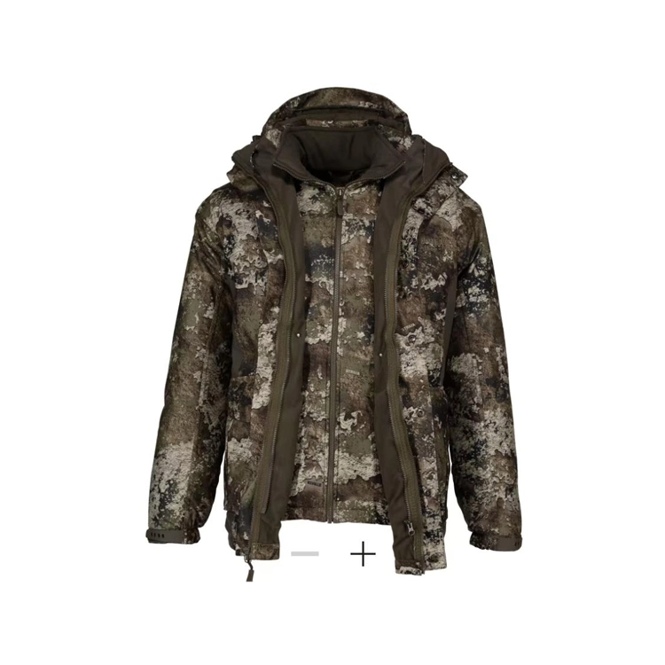 Outdoor 3 in 1 Jacket Waterproof Hunting Clothes