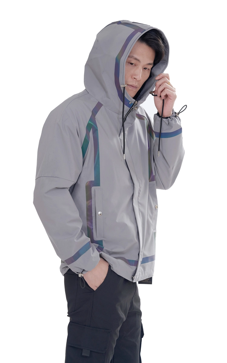 Bechance Custom Brand Spring Jacket Hoodied Windbreaker for Men